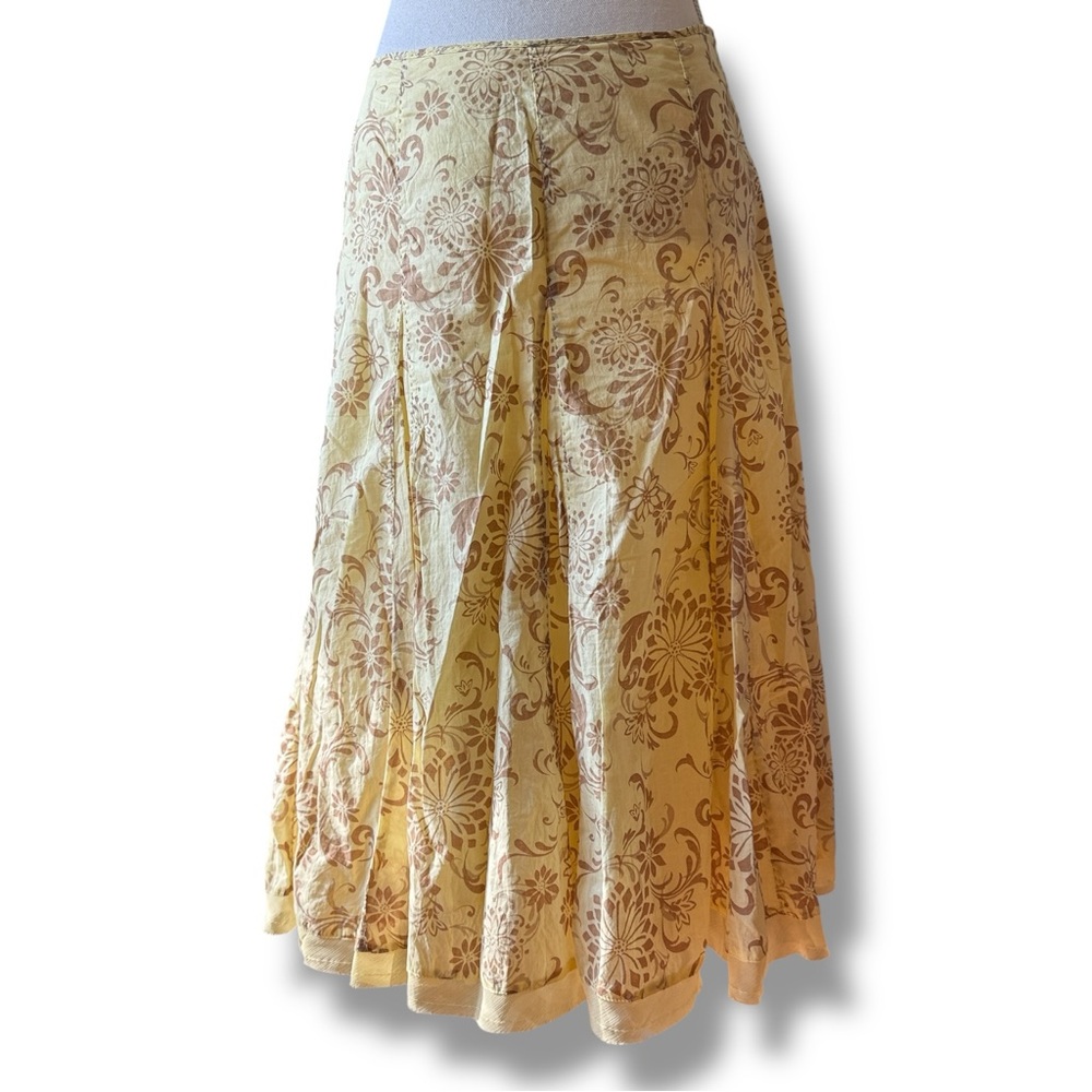 apt. 9 A - Lined Floral Midi Skirt - Picture 3 of 10
